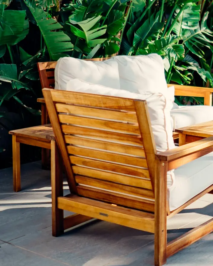 Konkan Teak Lounge Chair — view 2