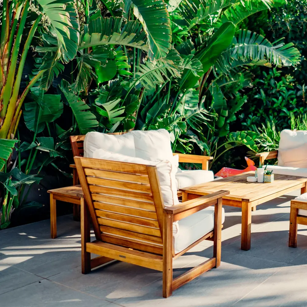 Konkan Teak Lounge Chair — view 3