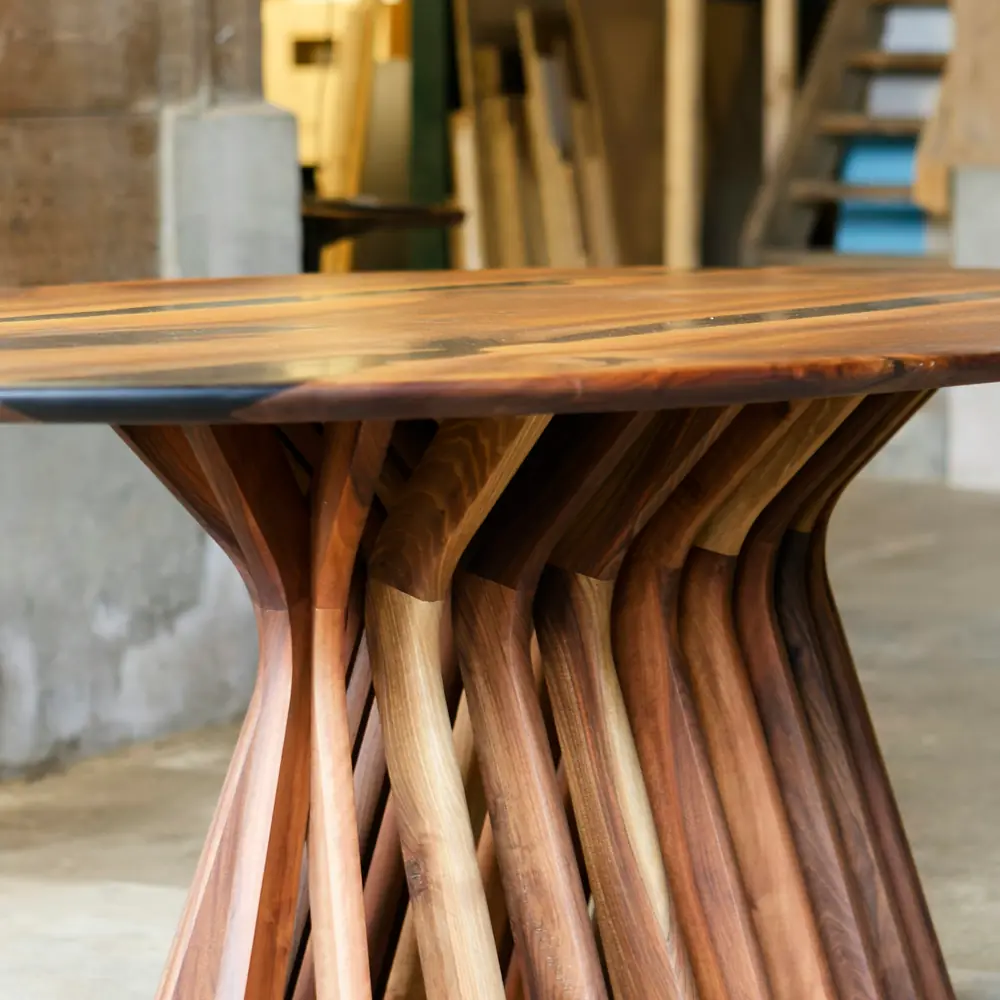 Vela Sculptural Dining Table — view 3