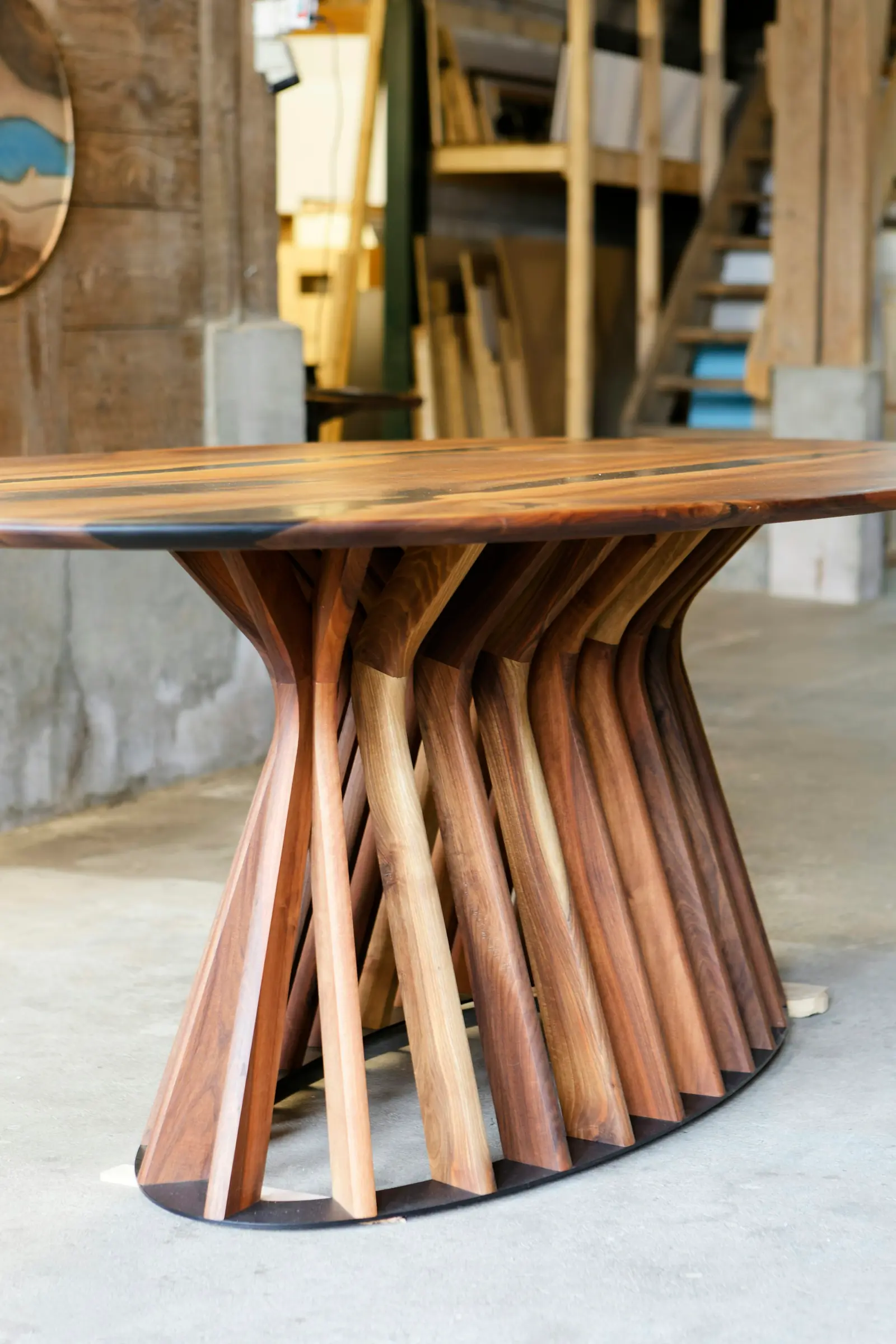 Vela Sculptural Dining Table — view 4